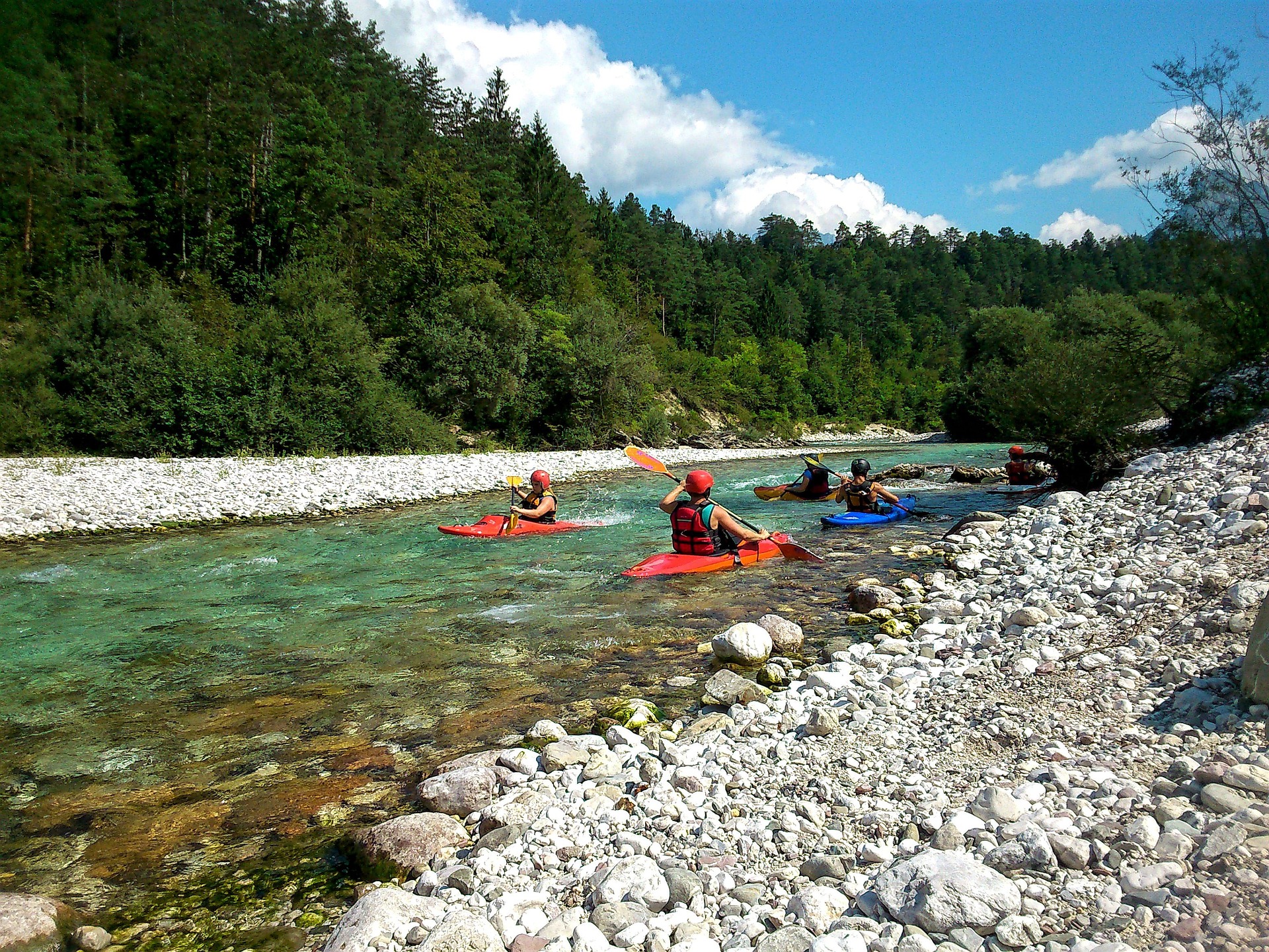 Kayaking Slowenien
