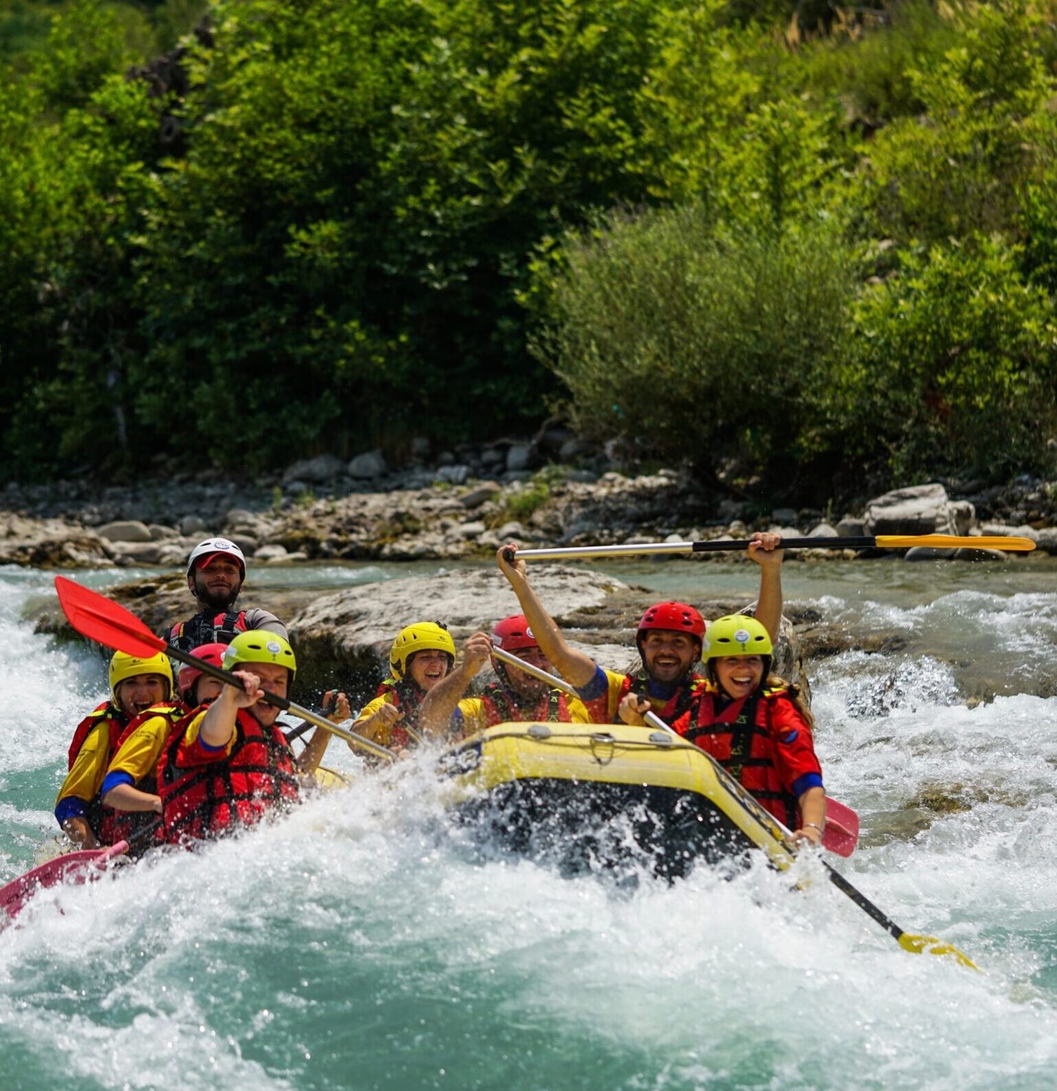 Rafting in Slowenien
