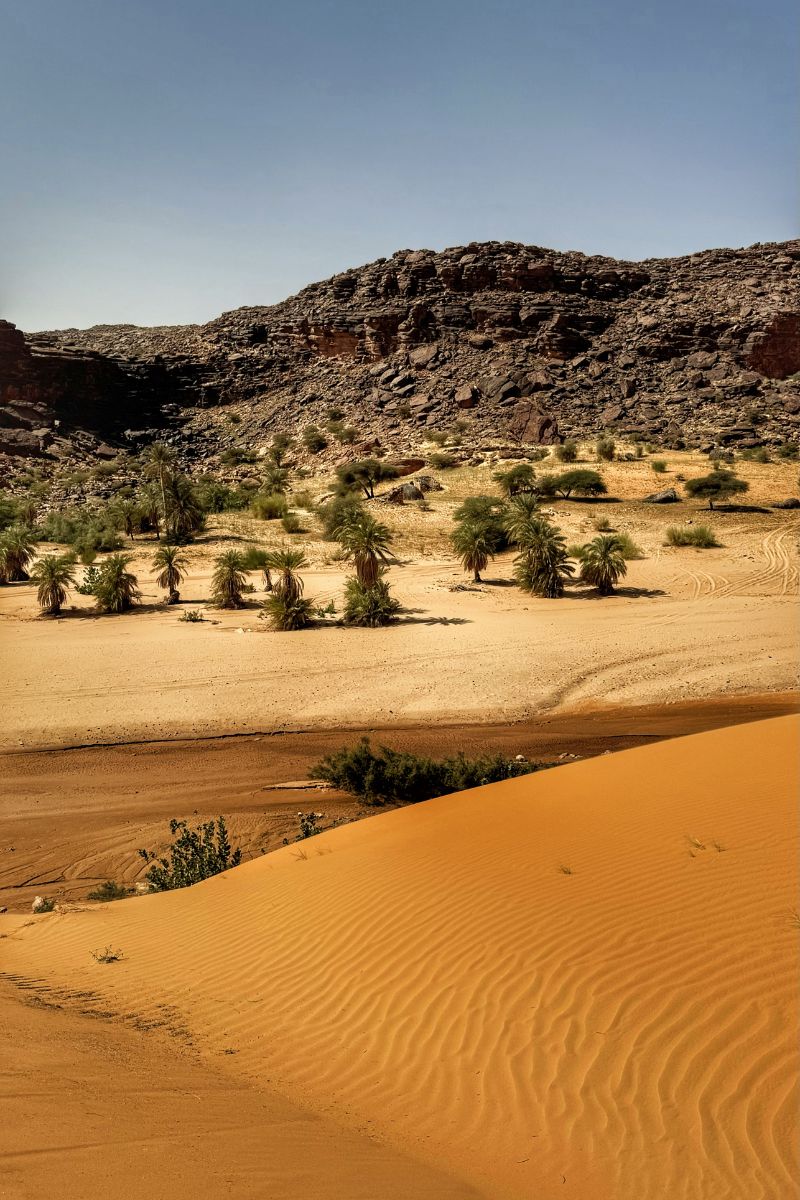 Die Wüste in Mauretanien