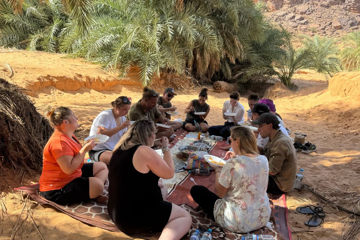 Mittagessen in der Wüste Mauretaniens