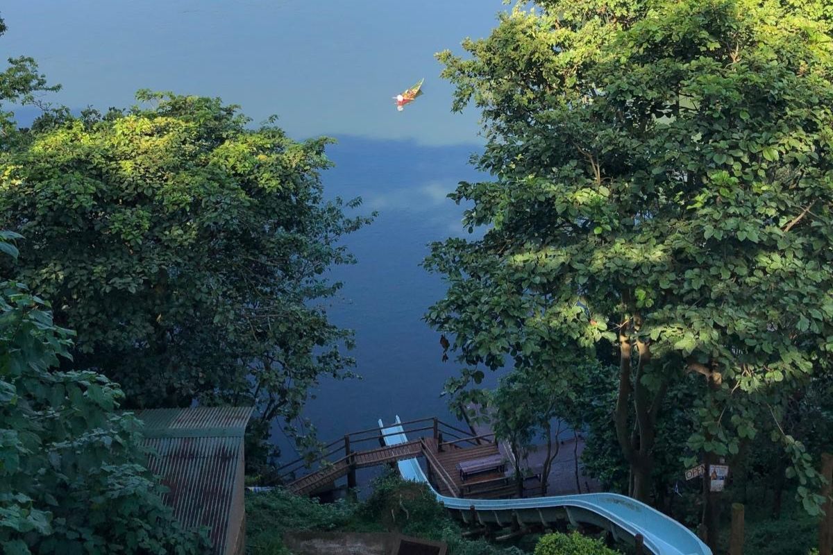 Wasserrutsche in Jinja