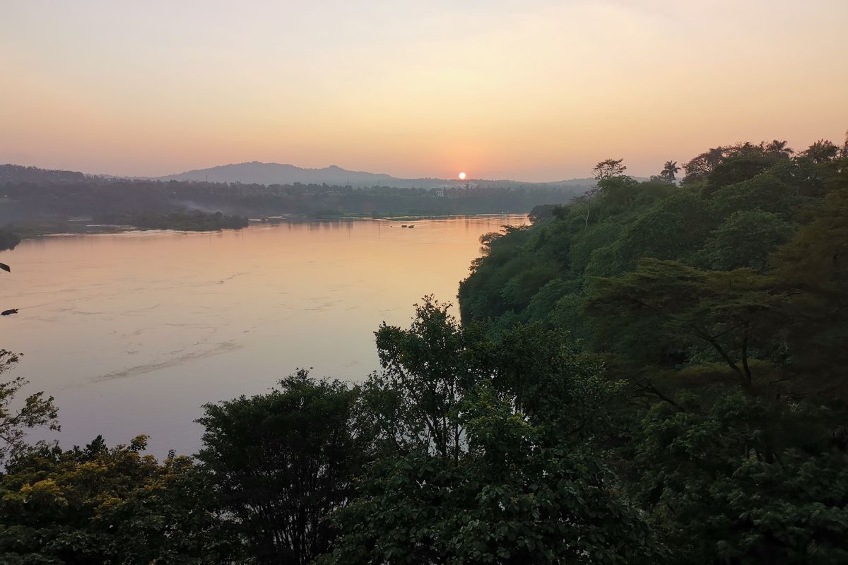 Sonnenuntergang auf dem Nil