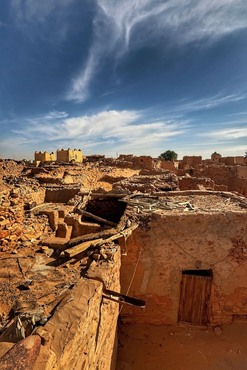 Die Altstadt Chinguetti in Mauretanien
